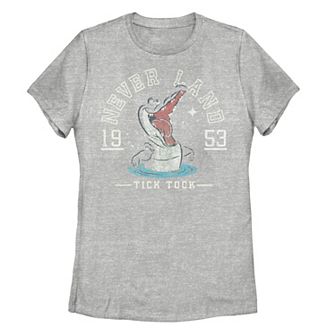 Disney's Peter Pan Neverland Croc Collegiate Tick Tock 1953 Juniors' Tee