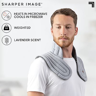Sharper Image Heated Neck and Shoulder Aromatherapy Wrap