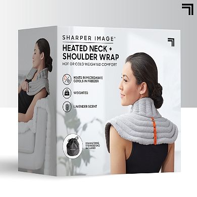 Sharper Image Heated Neck and Shoulder Aromatherapy Wrap