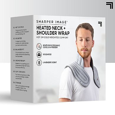 Sharper Image Heated Neck and Shoulder Aromatherapy Wrap