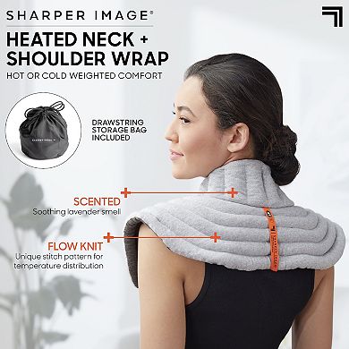 Sharper Image Heated Neck and Shoulder Aromatherapy Wrap