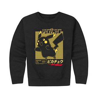 Boys 8-20 Pokemon Pika Speed Crew Fleece Sweatshirt