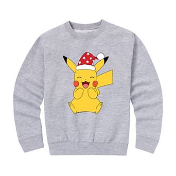 Boys 8-20 Pokemon Pikachu Happy Crew Fleece Sweatshirt