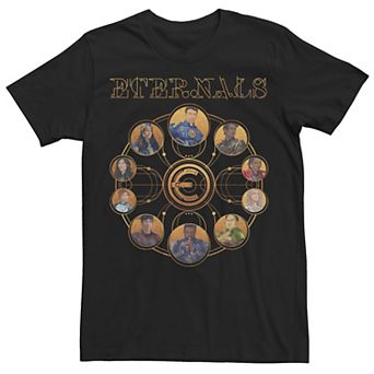 Men's Marvel Eternals Abstract Wrap Around Tee