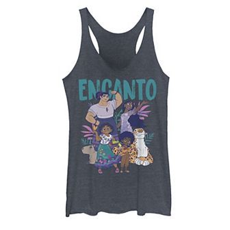 Disney's Encanto Together Group Shot Juniors' Racerback Tank Top