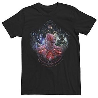 Men's Marvel Eternals Celestial Group Cosmic Portrait Tee