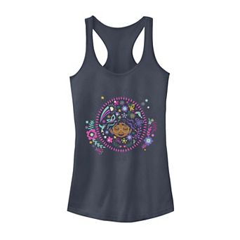 Disney's Encanto Magic Of Family Juniors' Floral Racerback Tank Top
