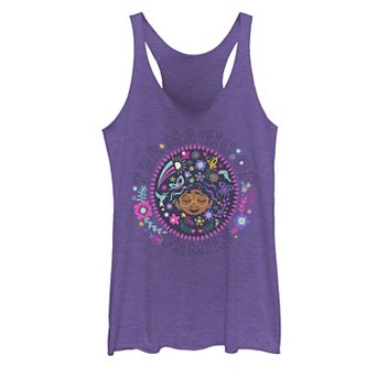 Disney's Encanto Magic Of Family Juniors' Floral Racerback Tank Top