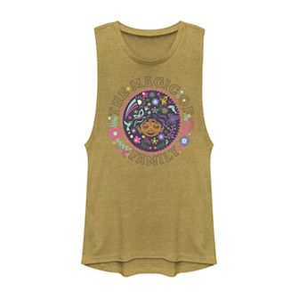 Disney's Encanto Magic Of Family Juniors' Floral Muscle Tank Top