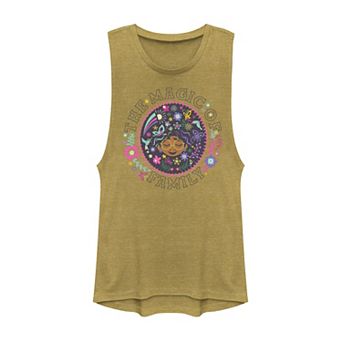 Disney's Encanto Magic Of Family Juniors' Floral Muscle Tank Top