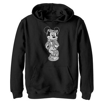 Disney's Mickey & Friends Boys 8-20 Mickey Mouse Cool Portrait Graphic Hoodie