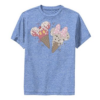 Disney's Mickey & Friends Boys 8-20 Mickey & Minnie Ice Cream Cones Graphic Tee