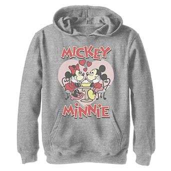 Disney's Mickey & Minnie Boys 8-20 Hearts Graphic Hoodie