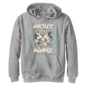 Disney's Mickey & Friends Boys 8-20 Valentine's Day Mickey & Minnie Graphic Hoodie