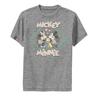 Disney's Mickey & Friends Boys 8-20 Valentine's Day Mickey & Minnie Graphic Tee