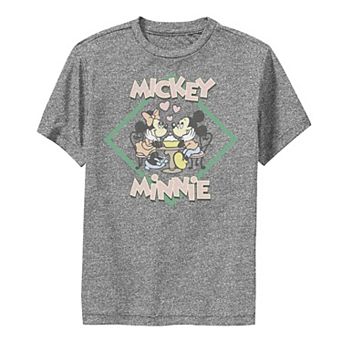 Disney's Mickey & Friends Boys 8-20 Valentine's Day Mickey & Minnie Graphic Tee