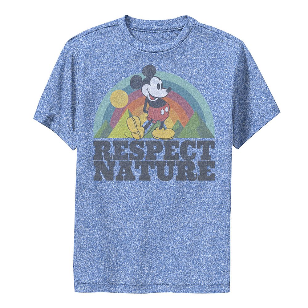 Disney's Mickey & Friends Boys 6-20 Mickey Mouse Respect Nature Rainbow ...