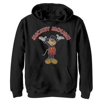 Disney's Mickey & Friends Boys 8-20 Mickey Retro Graphic Hoodie