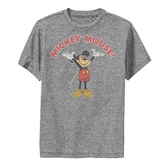 Disney's Mickey & Friends Boys 8-20 Mickey Retro Graphic Tee