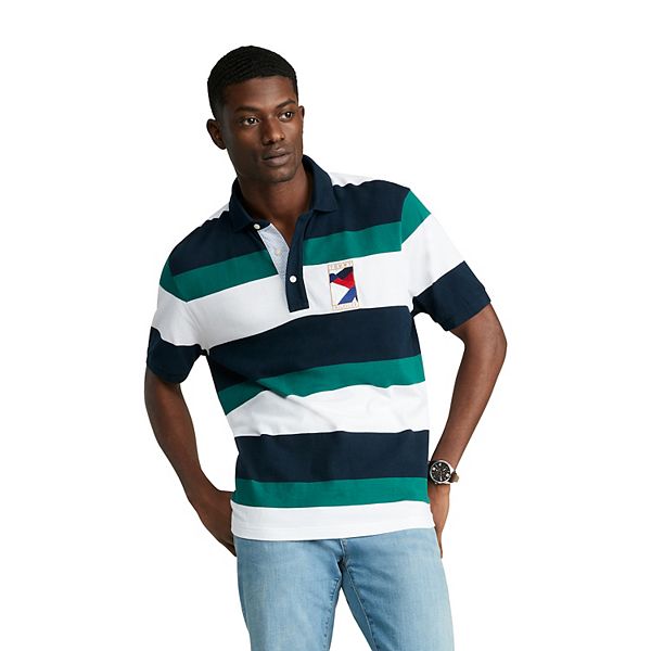 Tommy Hilfiger Men's Color Block Logo Rain Slicker, Green/White/Blue at   Men's Clothing store