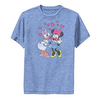 Disney's Mickey & Friends Boys 8-20 Minnie & Daisy Hearts Portrait Graphic Tee