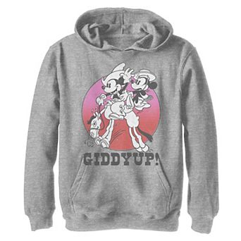 Disney's Mickey & Minnie Boys 8-20 Giddyup Circle Portrait Graphic Hoodie