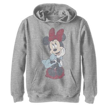 Disney's Mickey & Friends Boys 8-20 Minnie Mouse Faded Portrait Graphic Hoodie