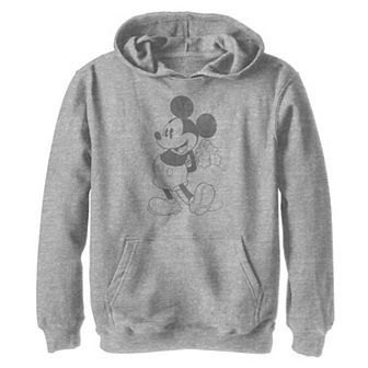 Disney's Mickey Mouse Boys 8-20 Holding Flowers Vintage Portrait Graphic Hoodie