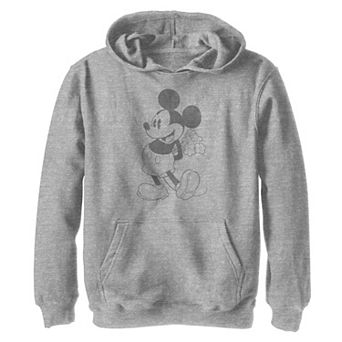Disney's Mickey Mouse Boys 8-20 Holding Flowers Vintage Portrait Graphic Hoodie