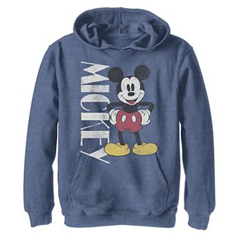Disney's Mickey & Friends Boys 8-20 Mickey Vintage Stance Graphic Hoodie