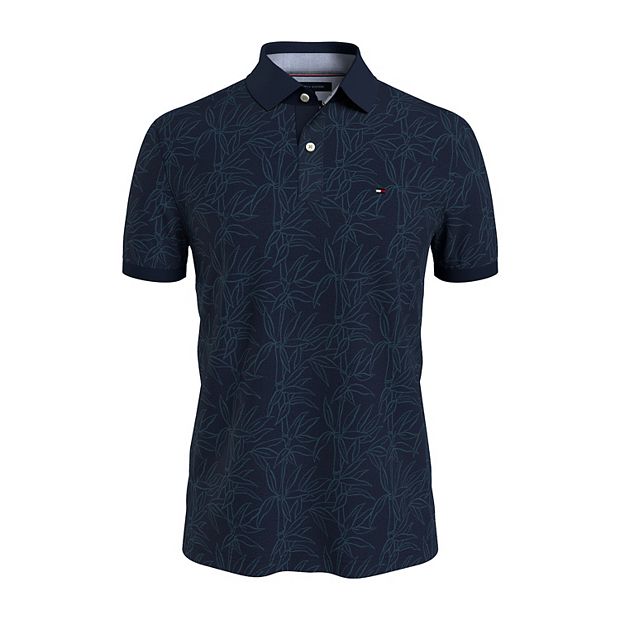 Men's Tommy Hilfiger Stanford Custom-Fit Tropical Ivy Polo