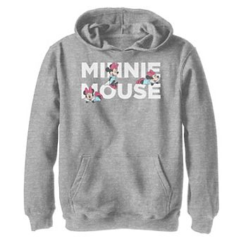Disney's Mickey & Friends Boys 8-20 Minnie Mouse Text Portraits Graphic Hoodie
