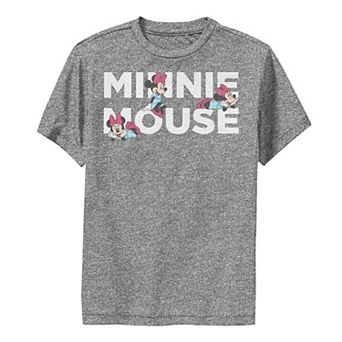 Disney's Mickey & Friends Boys 8-20 Minnie Mouse Text Portraits Graphic Tee