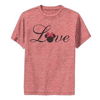 Disney's Mickey & Friends Boys 8-20 Minnie Love Text Graphic Tee