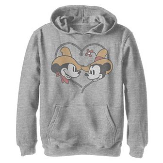 Disney's Mickey & Friends Boys 8-20 Mickey & Minnie Cowboy Heart Graphic Hoodie