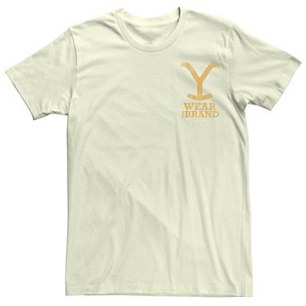 Men's Yellowstone Wear The Brand Left Chest Tee
