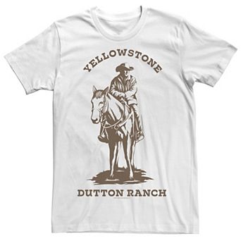 Men's Yellowstone Dutton Ranch Montana John Dutton Logo C2 Tee