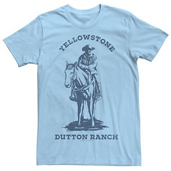 Men's Yellowstone Dutton Ranch Montana John Dutton Logo C3 Tee