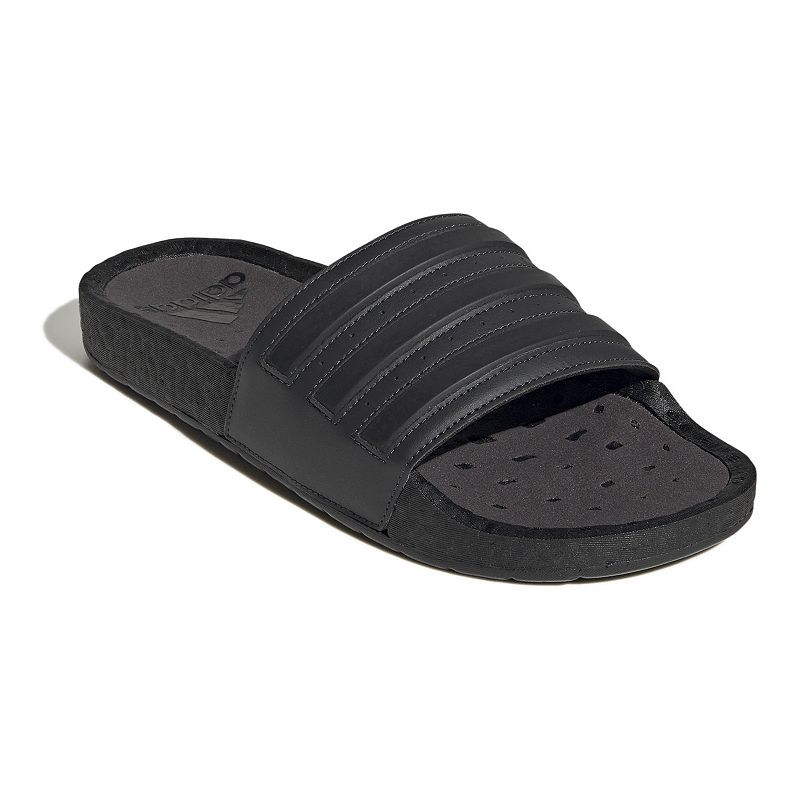 adidas Adilette Boost Mens Slide Sandals, Size: 5, Grey