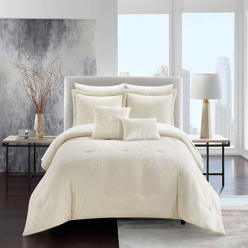 29981086 Chic Home Gigi Comforter Set with Coordinating Pil sku 29981086