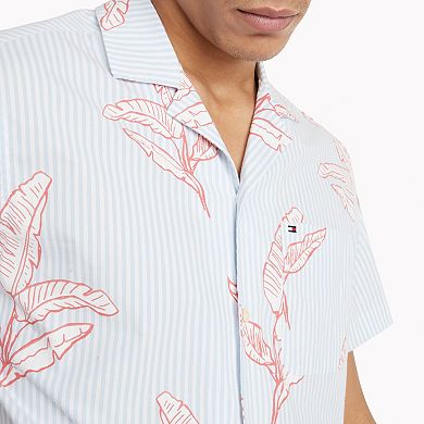 Men's Tommy Hilfiger Custom-Fit Patterned Button-Down Shirt