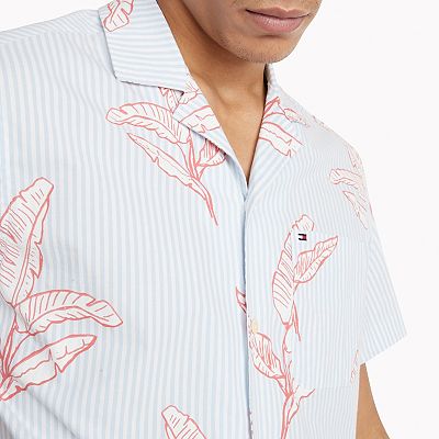 Men's Tommy Hilfiger Custom-Fit Patterned Button-Down Shirt