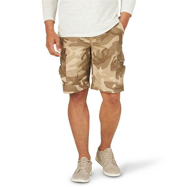 Men's Lee Extreme Motion Crossroad Relaxed-Fit Camo Cargo Shorts - Mountain Lion Camo (38)