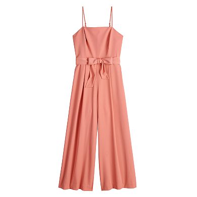 Women's Nine West Wide-Leg Crop Jumpsuit