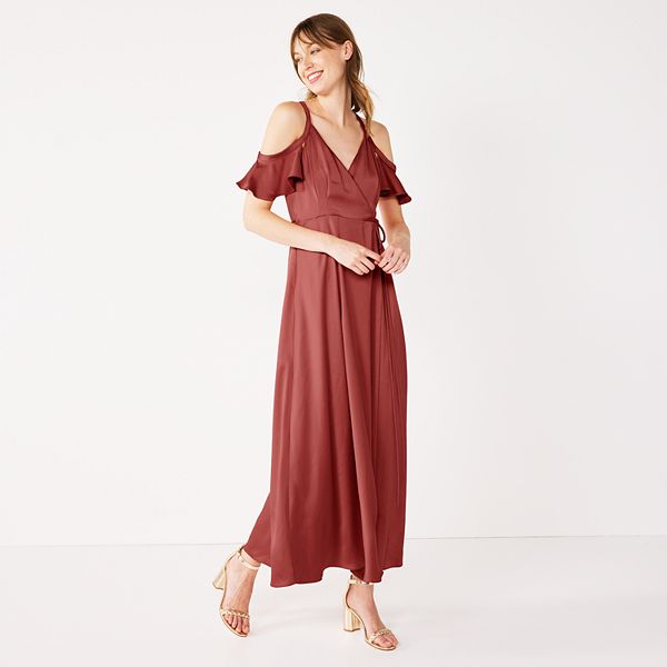 Nine west floral outlet maxi dress