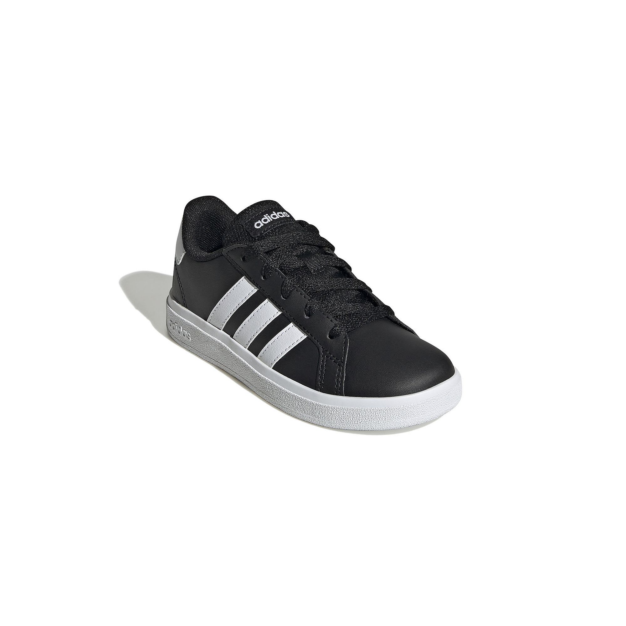 adidas Grand Court Big Kids Lifestyle Tennis Shoes, Boys, Size: 11, Black