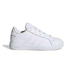 Adidas white sneakers for boys best sale