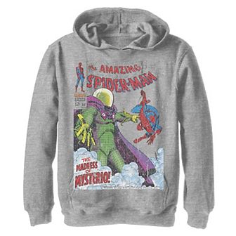 Boys 8-20 Marvel The Amzing Spider-Man Distressed Comic Graphic Hoodie