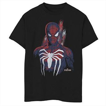 Boys 8-20 Marvel's Spider Man Game Cityscape Portrait Graphic Tee