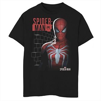 Boys 8-20 Marvel's Spider-Man Game Brick Portrait Graphic Tee